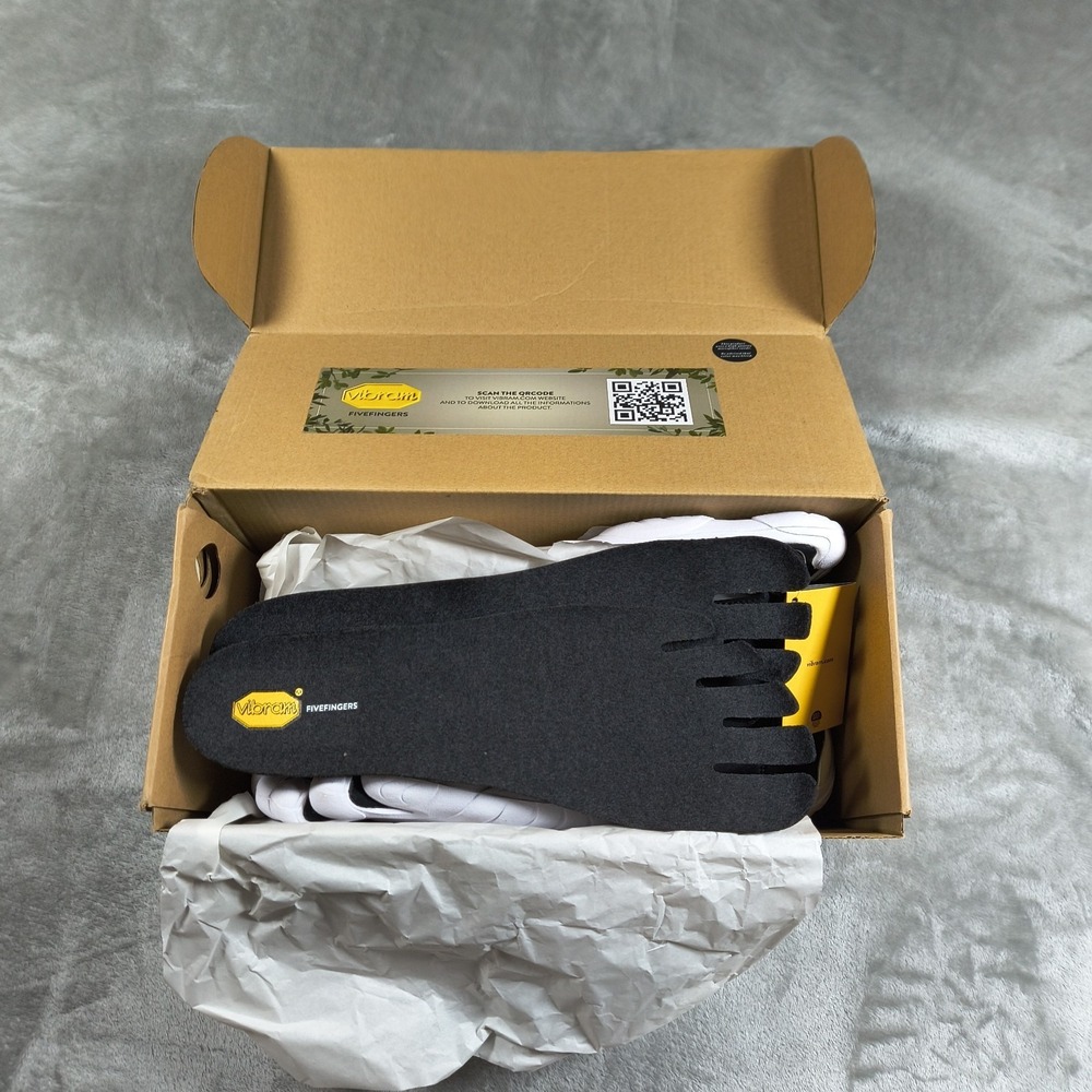Vibram Fivefingers V NEOP Mens 11.5 to 12 Black White 21M9601 Outdoor EU 46 - Picture 8 of 16